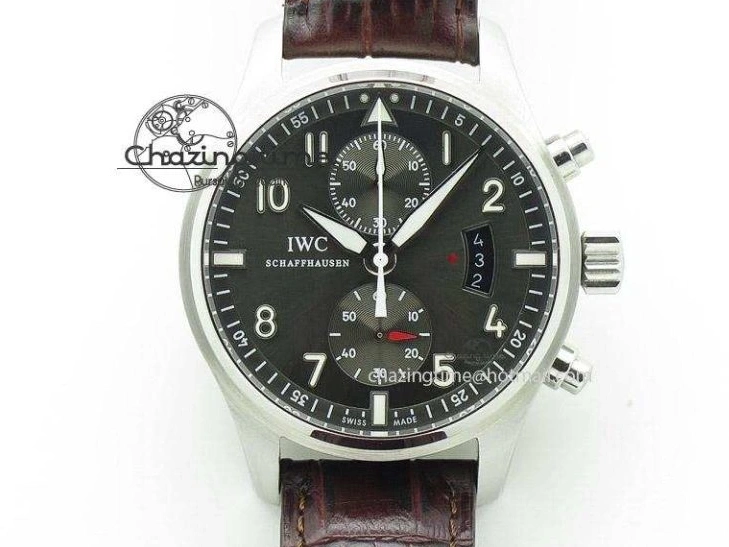 MIROTIME 0501 Mark XVIII IW327001 SS Mk Maker Best Edition Black Dial On Black Leather Strap A SunProtective 7299